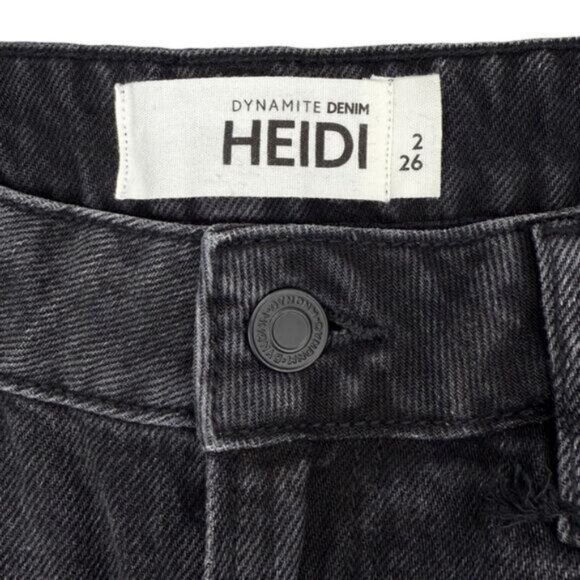 Dynamite Heidi A-Line Denim Short In Void Size 26 - Picture 4 of 6